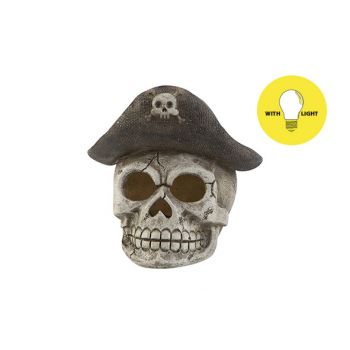 Cosy @ Home Pirate Led Excl3xaabatt Hat Skull Gris 1