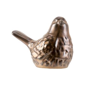 Cosy @ Home Oiseau Brun 7x9,5xh8,5cm Ceramique