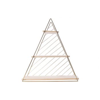Cosy @ Home Rack Deco Triangle Dore D60 47x13,5xh50c