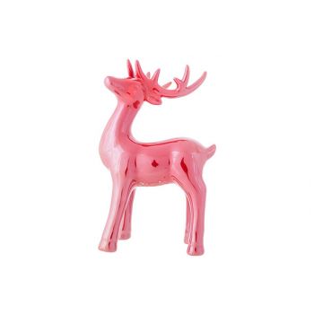 Cosy @ Home Cerf Antlers Rouge 14,2x12,2xh23,2cm Cer