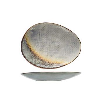 Cosy & Trendy Thirza Grey Assiette Pain 15x11cm Ovale