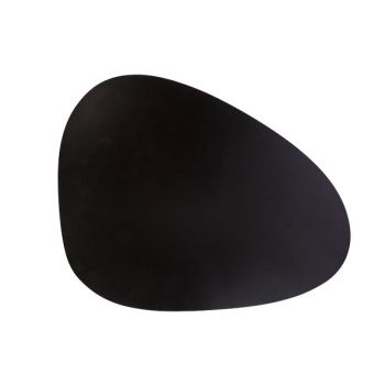 Cosy & Trendy Placemat Faux Cuir Noir 30.5x39cm Oval-o