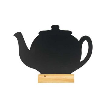 Securit Silhouette Tableau Ardoise Table Teapot