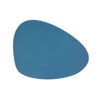 Cosy & Trendy Placemat Cuir Bleu Oval-conic 41x30cm