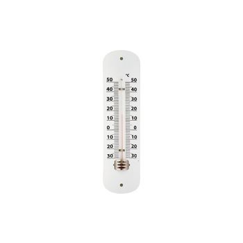 Cosy & Trendy Thermometre Metal 5xh19cm Blanc