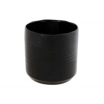 Cosy @ Home Cachepot Noir 10x10xh9,5cm Cylindri