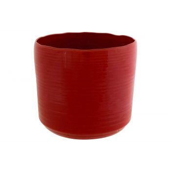 Cosy @ Home Cachepot Rouge D130 13x13xh12,5cm Cylind