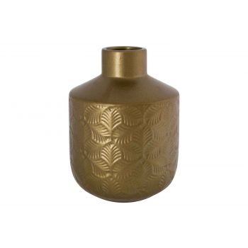 Cosy @ Home Vase Pattern Bronze 15x15xh20cm Rond Gre