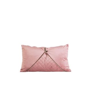 Cosy @ Home Coussin Zipper Rose 50x10xh30cm