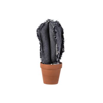 Cosy @ Home Cactus In Tc Pot Bleu Jeans 17xh32cm Tex