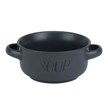 Cosy & Trendy Soup Dark Grey Bol A Soupe 'soup'd13,5cm