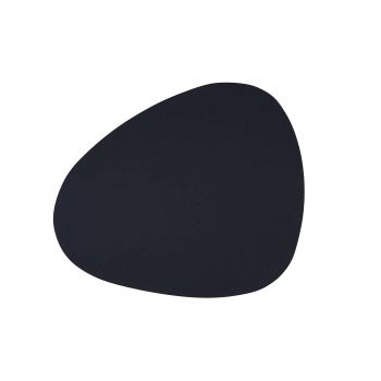 Cosy & Trendy Placemat Semi-cuire Noir Oval