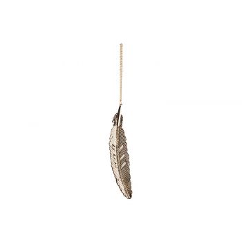 Cosy @ Home Suspension Feather Dore 2x,5xh12cm Metal