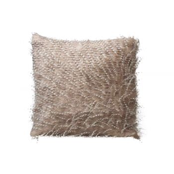 Cosy @ Home Coussin Feathers Beige 45x45xh10cm Polye