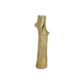 Cosy @ Home Vase Tree Trunk Dore 6,7x6xh25cm Ceramiq
