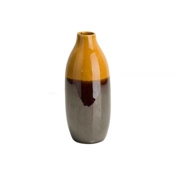 Cosy @ Home Vase Bottom Brown 2 Color Glazing Ocre 1