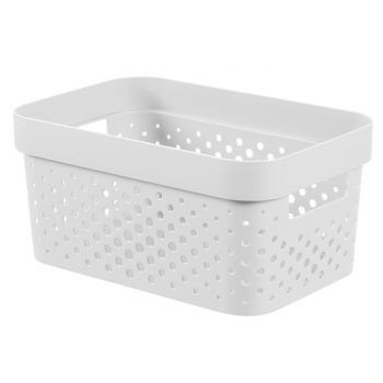 Curver Infinity Recycled Box 4,5l Dots Blanc