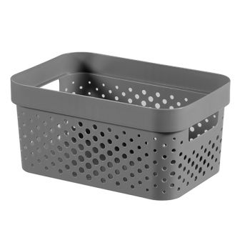 Curver Infinity Recycled Box 4.5l Dots Gris