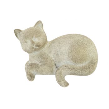 Cosy @ Home Chat Tail Lying Grained Beige 20x20xh17c