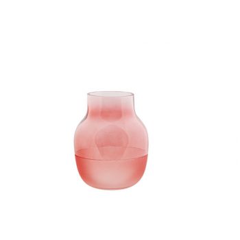 Cosy @ Home Vase Modern Rose 11x11xh13cm Rond Verre