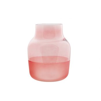 Cosy @ Home Vase Modern Rose 10x10xh22cm Rond Verre
