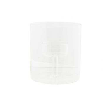 Cosy @ Home Bougeoir Bowl Transparent 9x9xh8cm Rond