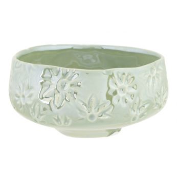 Cosy @ Home Coupe Flowers Lustre Finish Gris-vert 16