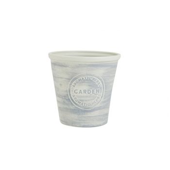 Cosy @ Home Cachepot Herbs Washed Finish Gris 14,5x1