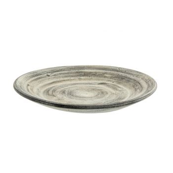 Cosy @ Home Plat Vintage Look Gris 30x30xh4cm Rond G