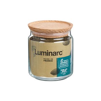 Luminarc Pure Jar Pot Couvercle Bois 0,75l