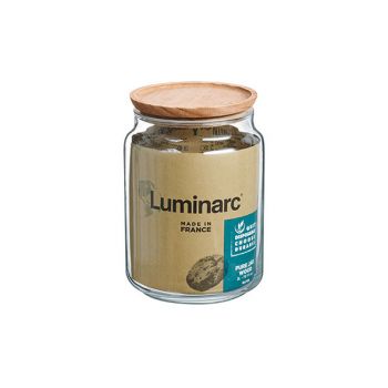 Luminarc Pure Jar Pot Couvercle En Bois 2l