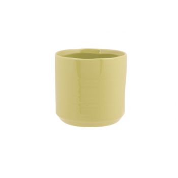Cosy @ Home Cachepot Vert Olive 11x11xh10,5cm Cylind