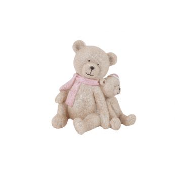 Cosy @ Home Ours Assis Teddy Rose Pale 11,5x8xh11,5c