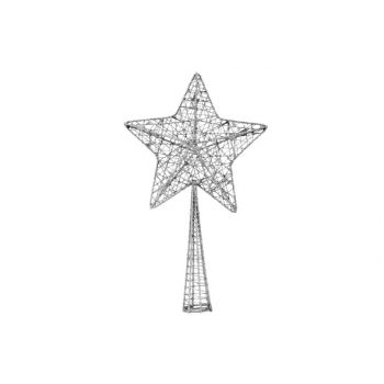Cosy @ Home Pic Arbre De Noel Star Glitter Argent 12