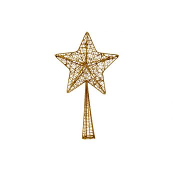 Cosy @ Home Pic Arbre De Noel Star Glitter Cuivre 12