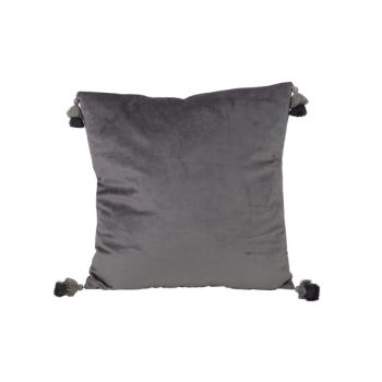 Cosy @ Home Coussin Flosh Gris 45x45xh10cm Polyester