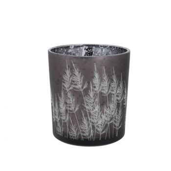 Cosy @ Home Bougeoir Herb Brun 10x10xh12cm Verre
