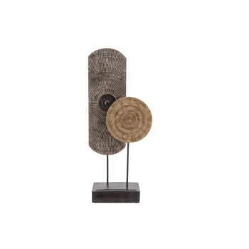 Cosy @ Home Ornement Standing  Brun 19,5x10xh47,5cm