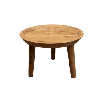 Cosy @ Home Table D'appoint Bowl Naturel 42x42xh29cm