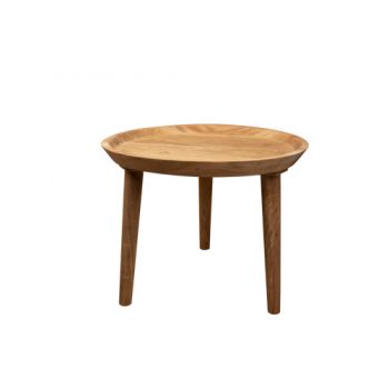 Cosy @ Home Table D'appoint Bowl Naturel 50x50xh40cm