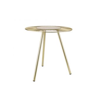 Cosy @ Home Table D'appoint Tripod Dore 42x42xh44cm