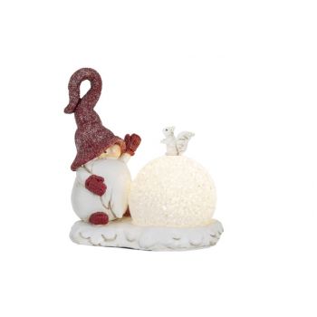 Cosy @ Home Pere Noel Squirrel On Ball Led Excl 2xaa