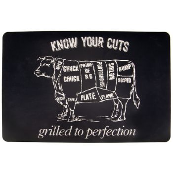 Cosy & Trendy Placemat Peva Noir-boeuf-know Your Cuts