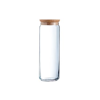 Pure Jar Cork Pot A Provisions 2l D10,5xh31,9cm