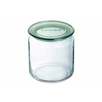 Pure Jar Pot A Provisions 75cl Couvercle  Vert D10,5xh14,8cm