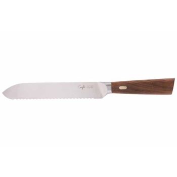 Couteaux & Co Couteau Pain 20cm Manche En Noyer