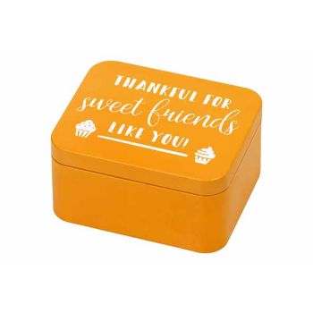Colour Kitchen Giftbox Sweet Friends 12x10xh6,2cm Orange