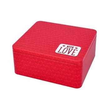 Colour Kitchen Giftbox With Love 21x19xh9cm Rouge