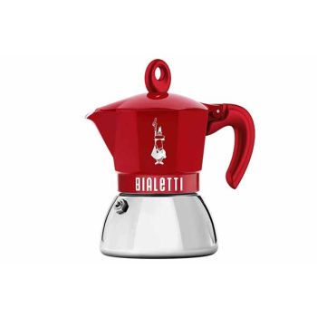 Moka Induction Exclusive Cafetiere 4t Rouge