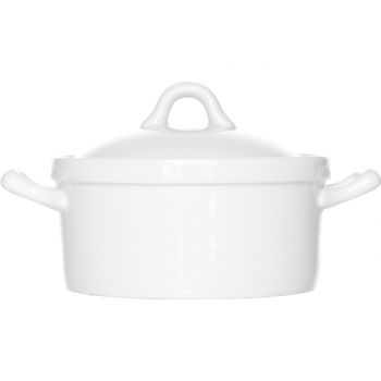 Cosy & Trendy Petit Pot Avec Couvercle D12xh9cm Blanc